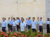 (09-01-2023) CÔNG TY LIÊN DOANH BÔNG SEN THỰC HIỆN CHÀO CỜ ĐẦU TUẦN, THÁNG 01/2023